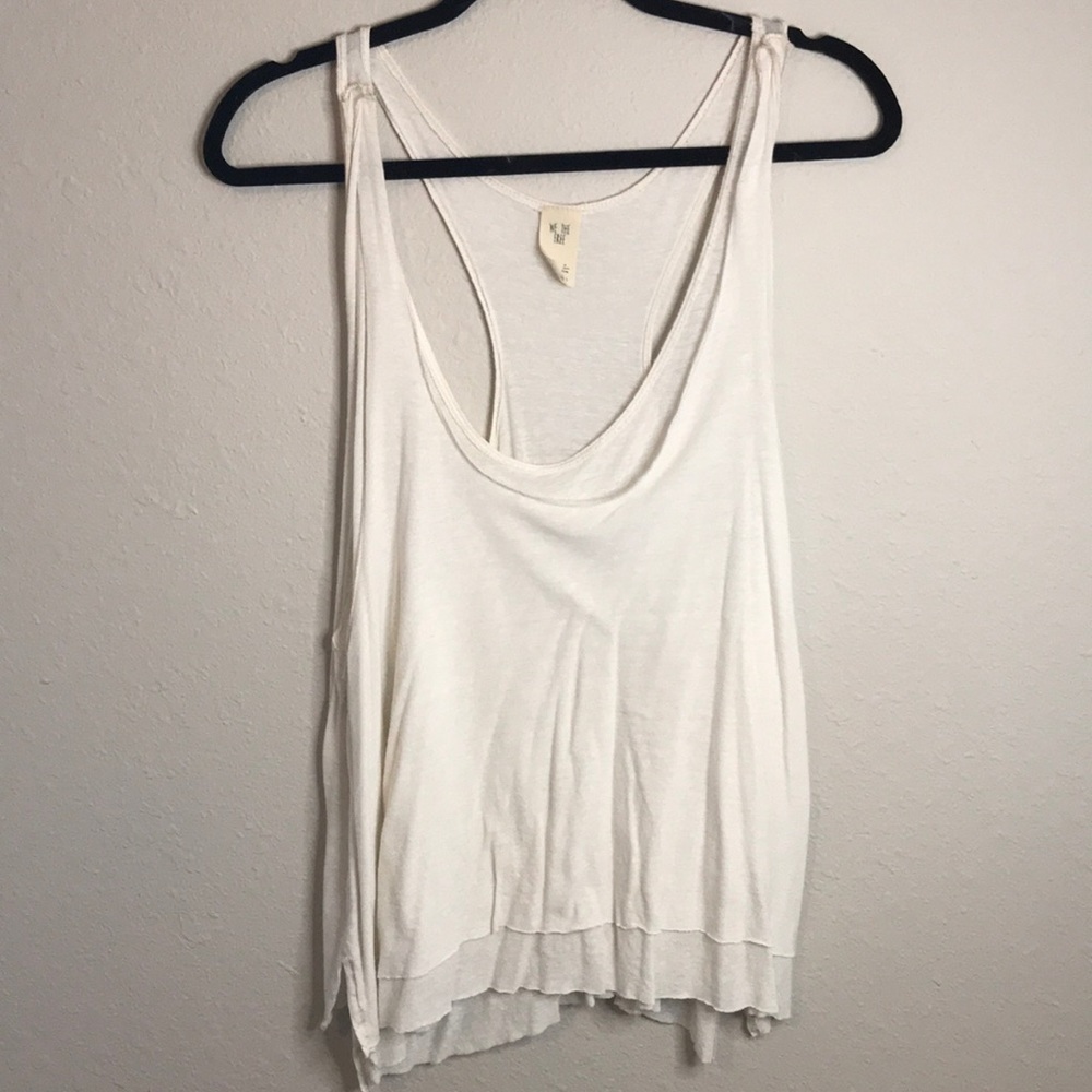 White free people tank top